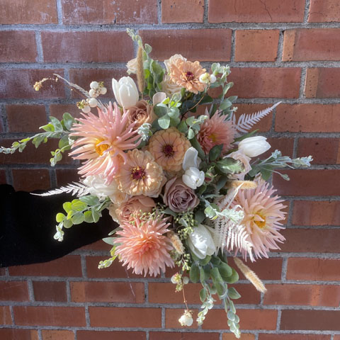 (image for) October 15th Bridal Bouquet - Click Image to Close