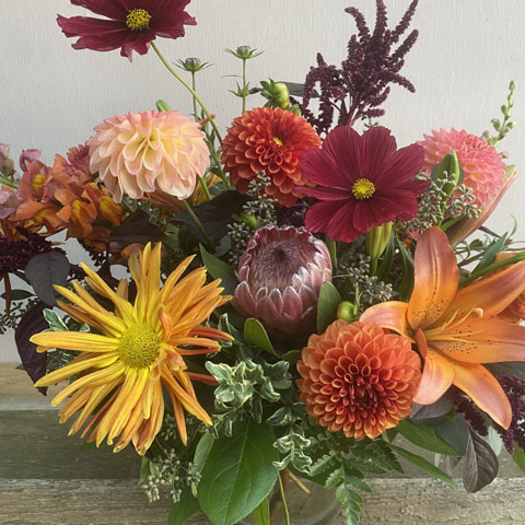 (image for) Lloyd Fall Flower Bouquet - Click Image to Close